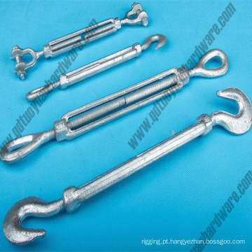 Nós Tipo Gota de Aço Carbono Forjado Galvanizado Turnbuckle